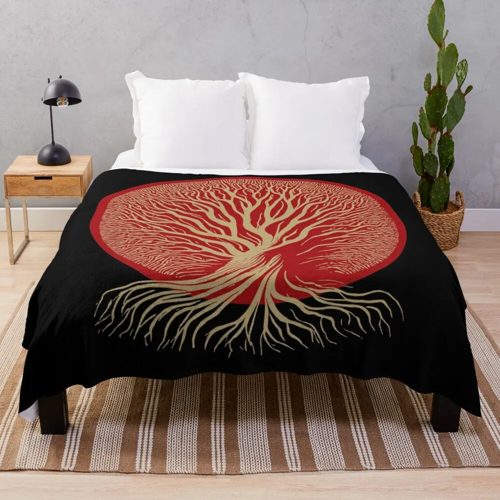 Tree of Life Throw Blanket Vintage Baby Decorative Throw Hairys Blankets