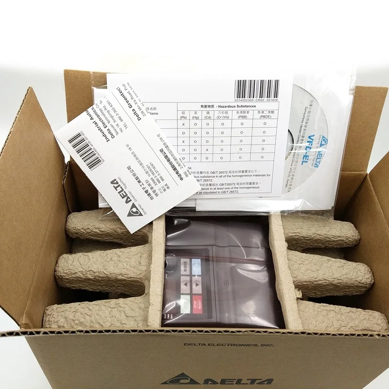 Imagem -06 - Delta Vfd-el Vfd Inversor Unidade ca Vfd007el21w Vfd015el21w Vfd022el21w 0.75kw 1.5kw 2.2kw