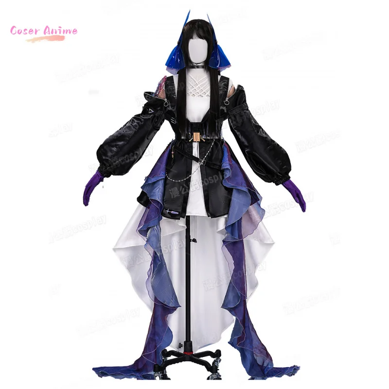 게임 Arknights Highmore 코스프레 의상 유니폼 할로윈 카니발 파티 크리스마스 역할 놀이 의류 의류