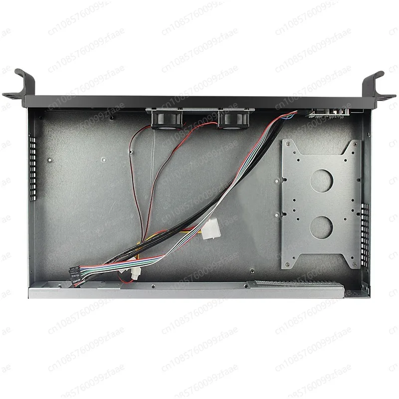 Chassi industrial 1U curto 250 painel de alumínio profundo aberturas ocultas fonte de alimentação chassi industrial