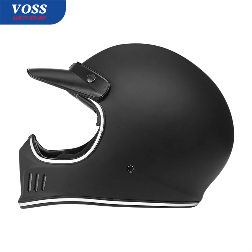 VOSS Vintage High Quality Off Road Scorpion Motorcycle Helmet Retro Safety Downhill Motocross Racing Cascos Para Moto DOT ECE