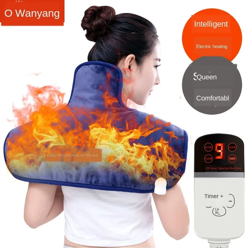 Hot Compress Salt Pack Coarse Salt Household Shoulder and Neck Moxibustion Shawl Cervical Spine Hot Compress Neck Massager Physi