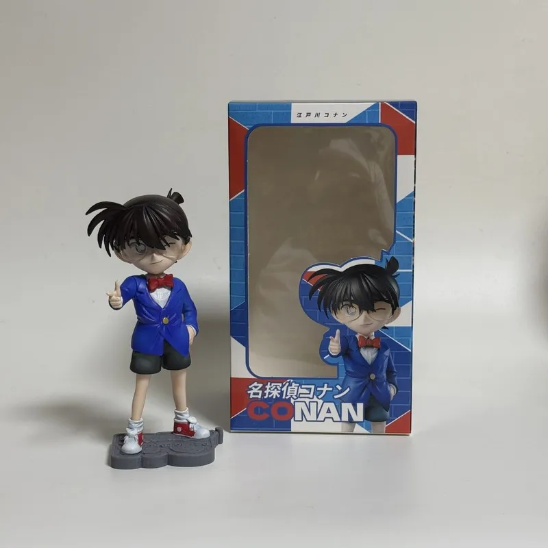 

14cm Cartoon Detective Conan Action Figure Juvenile Handsome Desktop Decoration Model Toy Gift Trendy Ornaments for Collectors