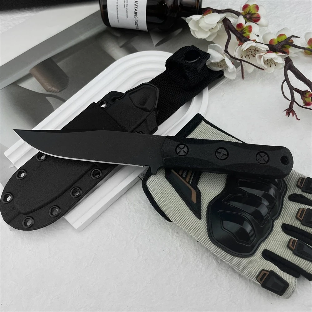 

Нож с рукояткой из нейлонового волокна для активного отдыха: альпинизма, рыбалки, туризма. Незаменимое снаряжение, отличный подарок.