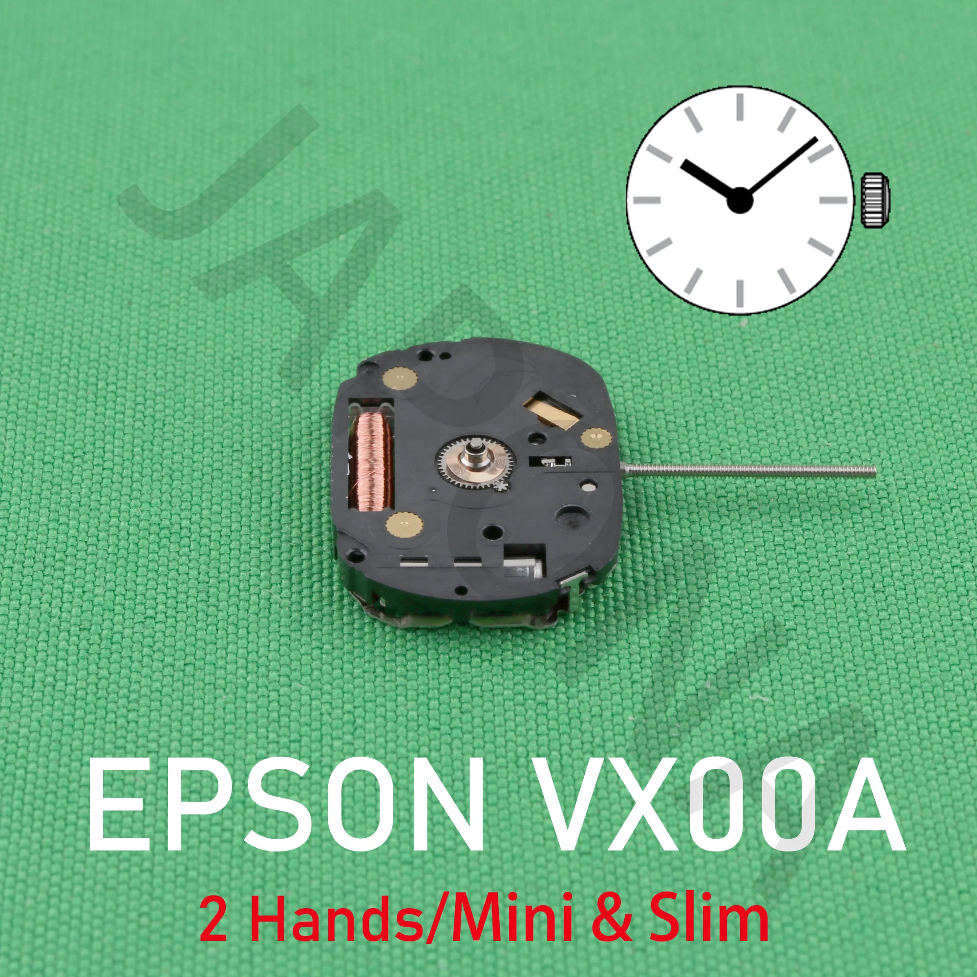 VX00 movement epson VX00A movement Analog Quartz 4 3/4''' Slim Movement / Two Hands(H/M)  MINI & SLIM