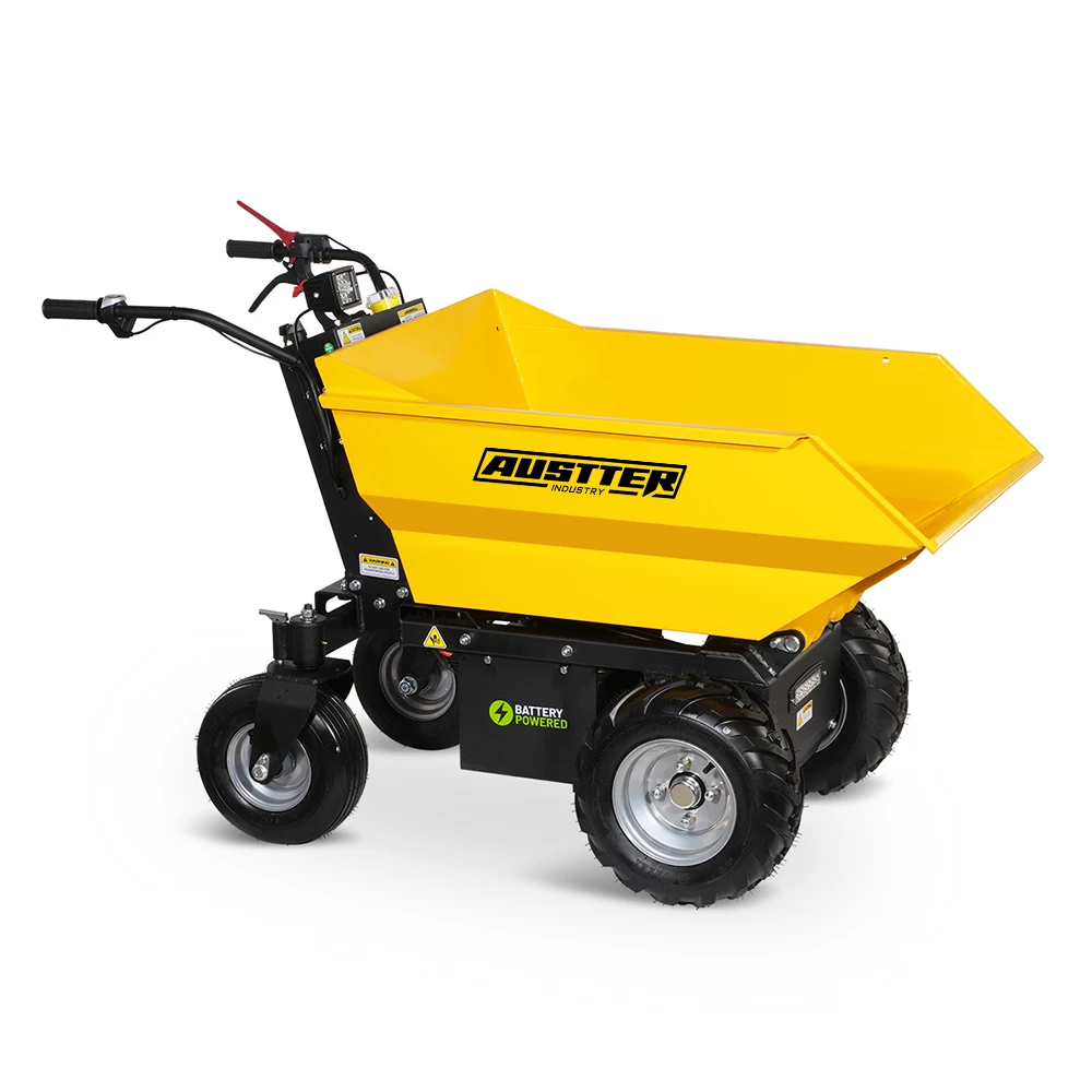 CE Approved 500kg Loading Battery Power Transmission Mini Electric Dumper