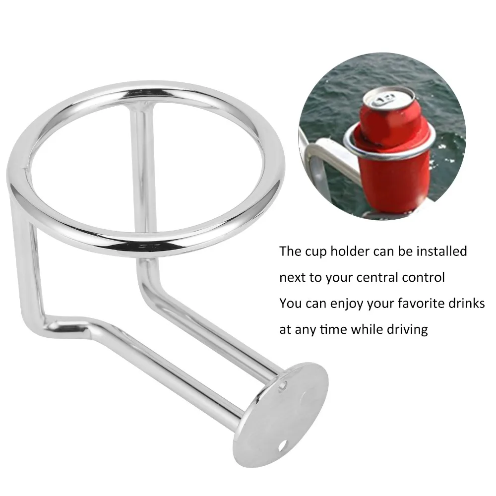 

Держатель для напитков, диаметр 90 мм, кольцевой держатель для чашки, нержавеющая сталь 316, кольцевой держатель для напитков, поддержка чашки, использование яхты