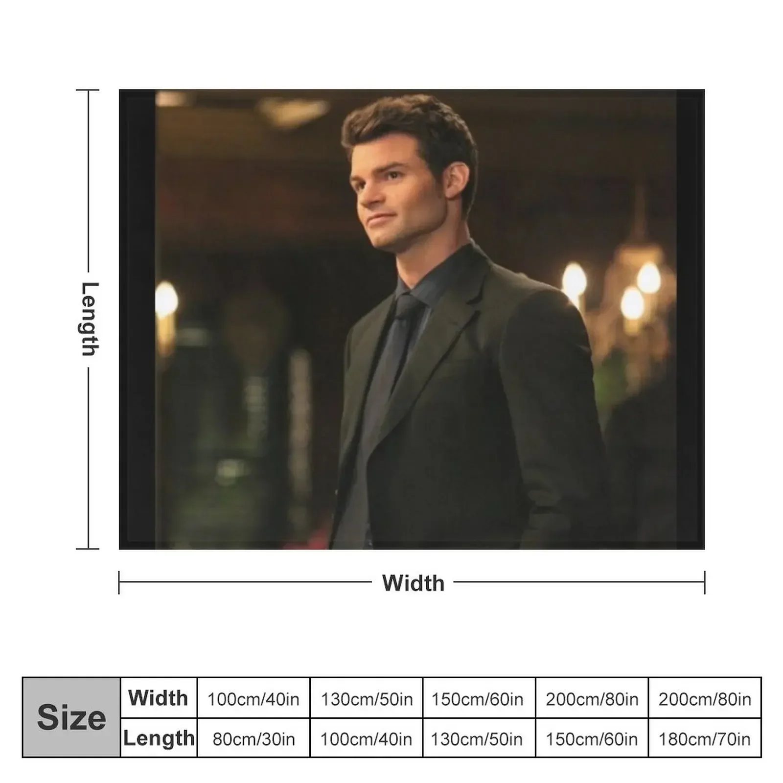 Elijah Mikaelson Throw Blanket Weighted Summer Beddings Large Giant Sofa Blankets