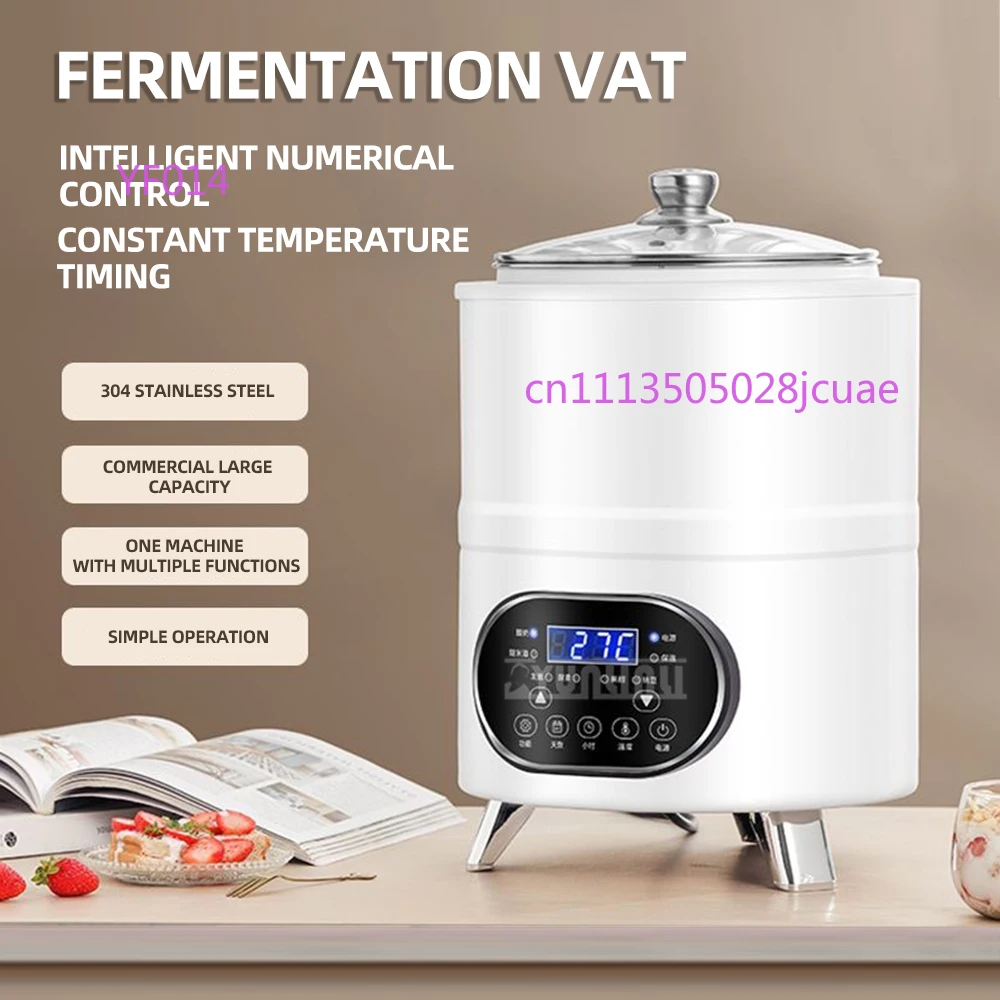 Stainless Steel Yogurt Fermentation Machine Large capacity Timing Constant Temperature Yogurt Machine Máquina De Fazer Iogurtes