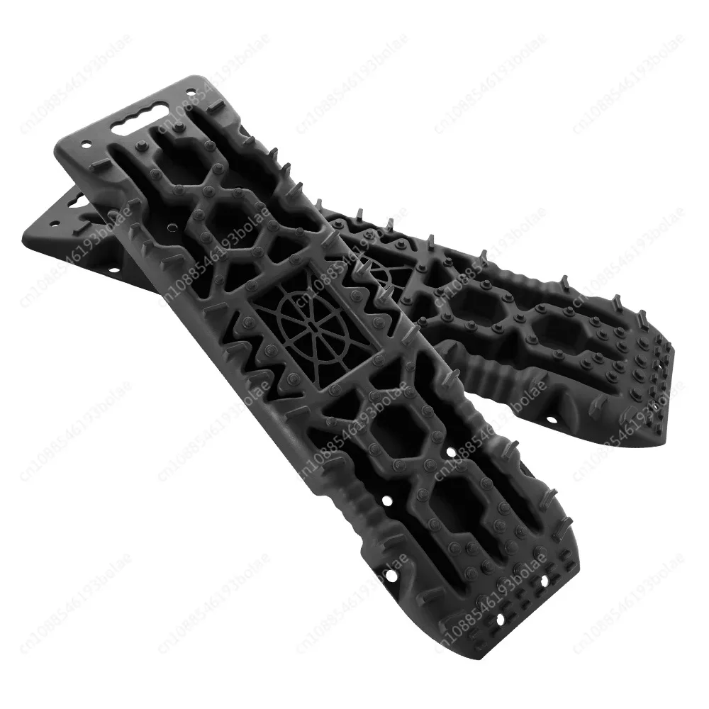 10t Vehicle Sand Snow Mud Black 4wd Sand Recovery Tracks 4x4 Recovery Board