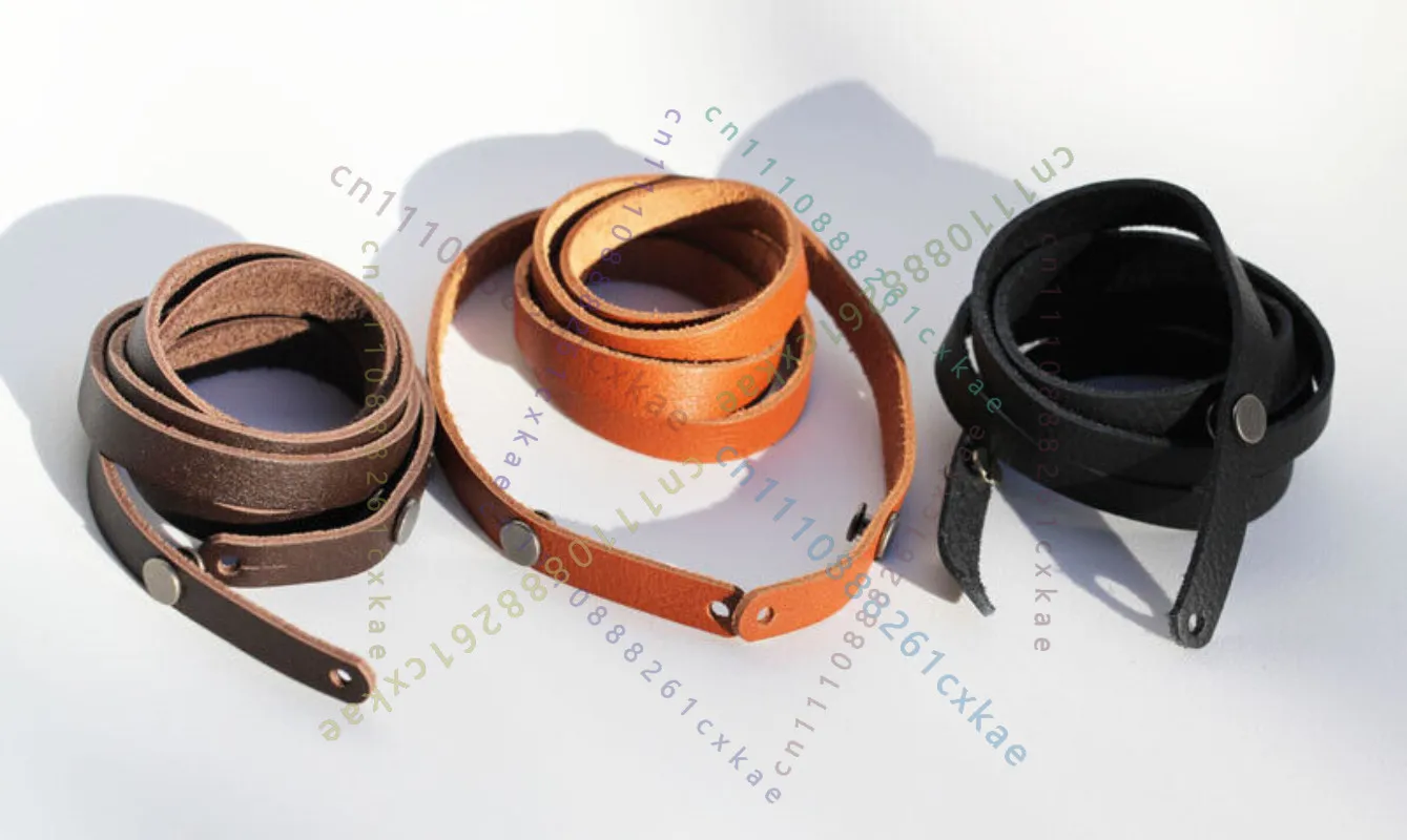 Vintage Color forRolleicord Style Leather Neck Shoulder Strap Fit for Yashica TLR TwinLens Reflex Camera Comfort Carry Accessory