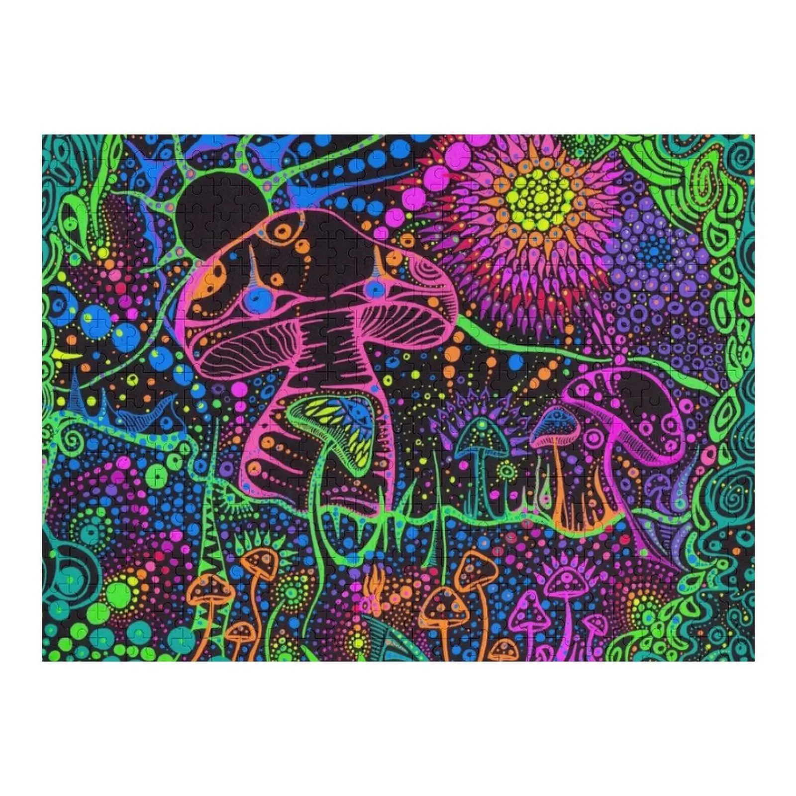 

Fungi Fantasy Jigsaw Puzzle Personalized Baby Object Custom Kids Toy Personalized Toys Puzzle