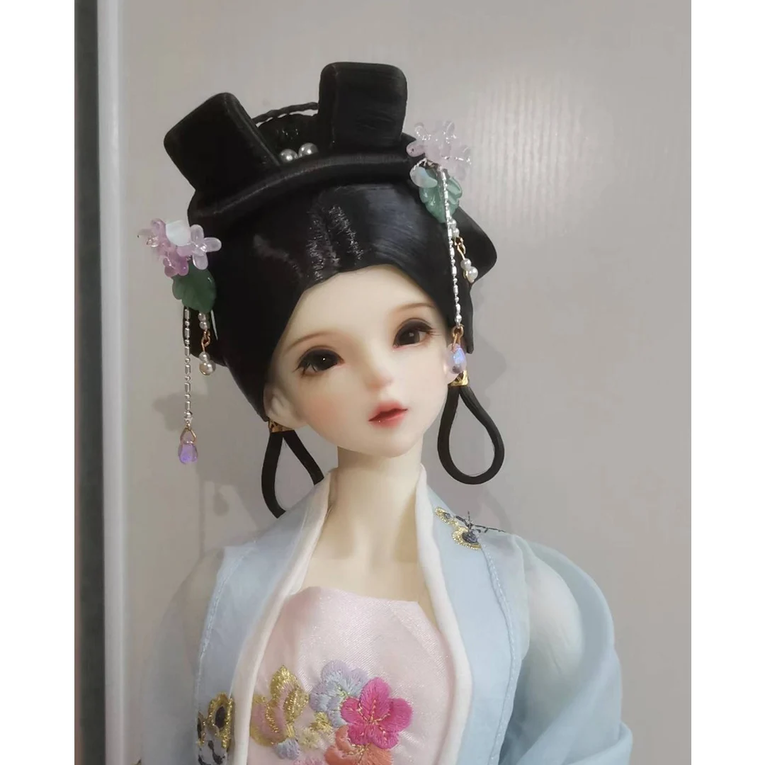 1/4 1/3 Schaal Oude Kostuum Bjd Fairy Pruik Pop Accessoires Hanfu Antieke Stijl Haar Retro Pruiken Voor Bjd/Sd msd SD13 Ssdf C1907