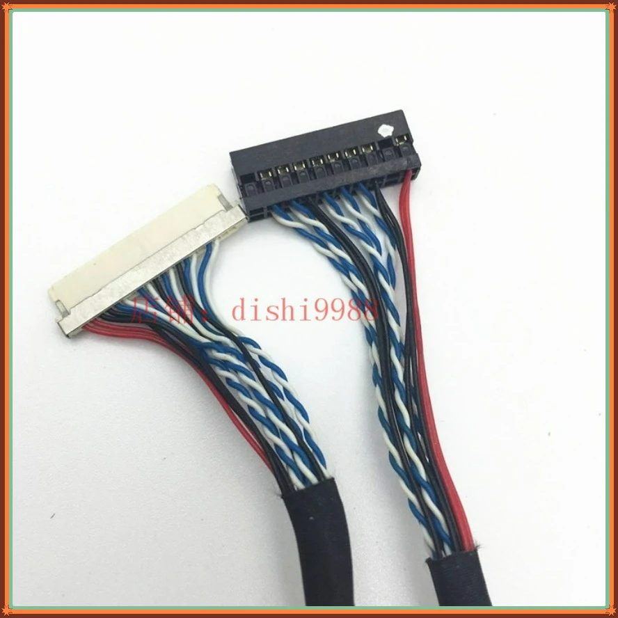 For LVDS Screen Cable DF19 20PIN Single 8 DF19 Interface Cable 250MM Length For LCD Display Panel