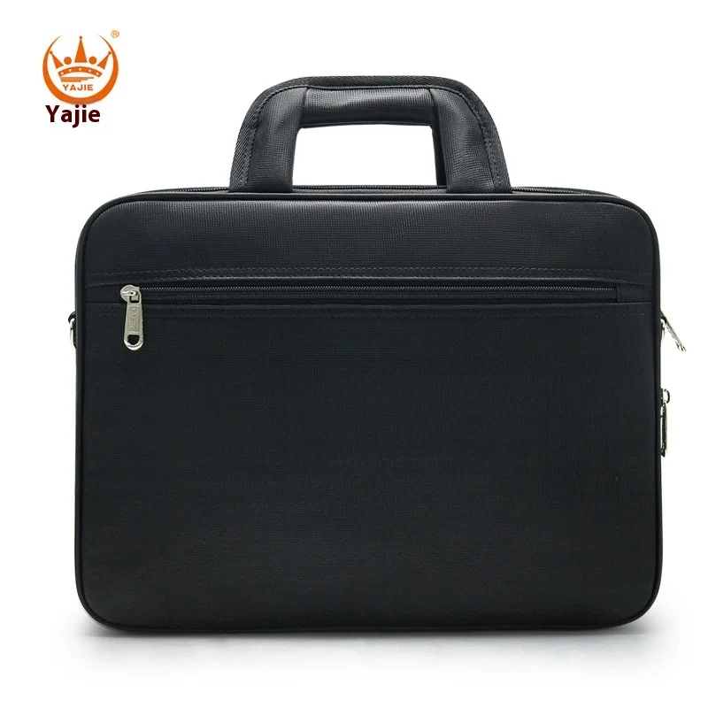 14 Men's 15.6 Inch Briefcase Male Oxford Laptop Bags Portable Business Travel Handbags Black Documents Storage Bag