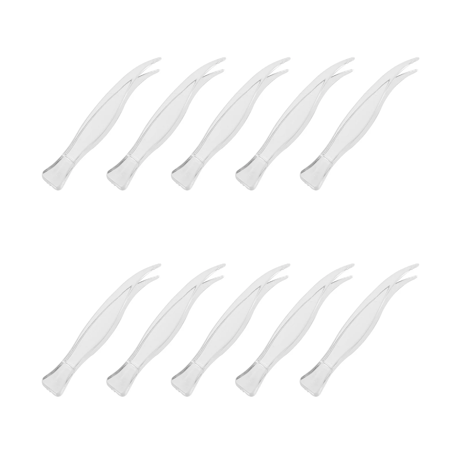 25Pcs Plastic Makeup Tweezers Portable Lightweight Weight Clips Pallet Balances Eyelashes Mask Removal Tool Weight Tong