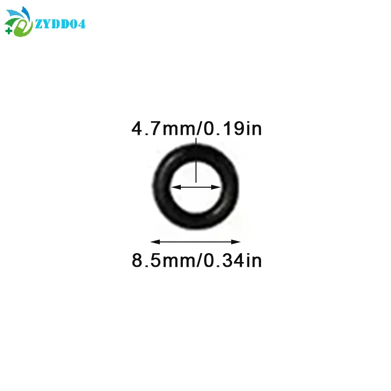 ●50pcs/lot High Pressure Water Gun Cleaning Outlet O-ring Rubber Ring Black Car Wash Machine Accessories image 3