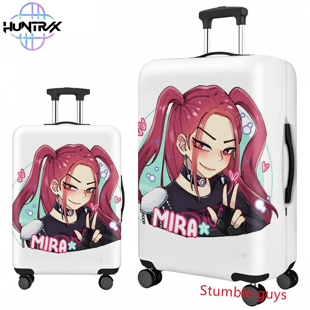 غطاء الأمتعة Demon Hunters Anime Kpop يناسب حقائب السفر الناعمة مقاس 18-32 بوصة