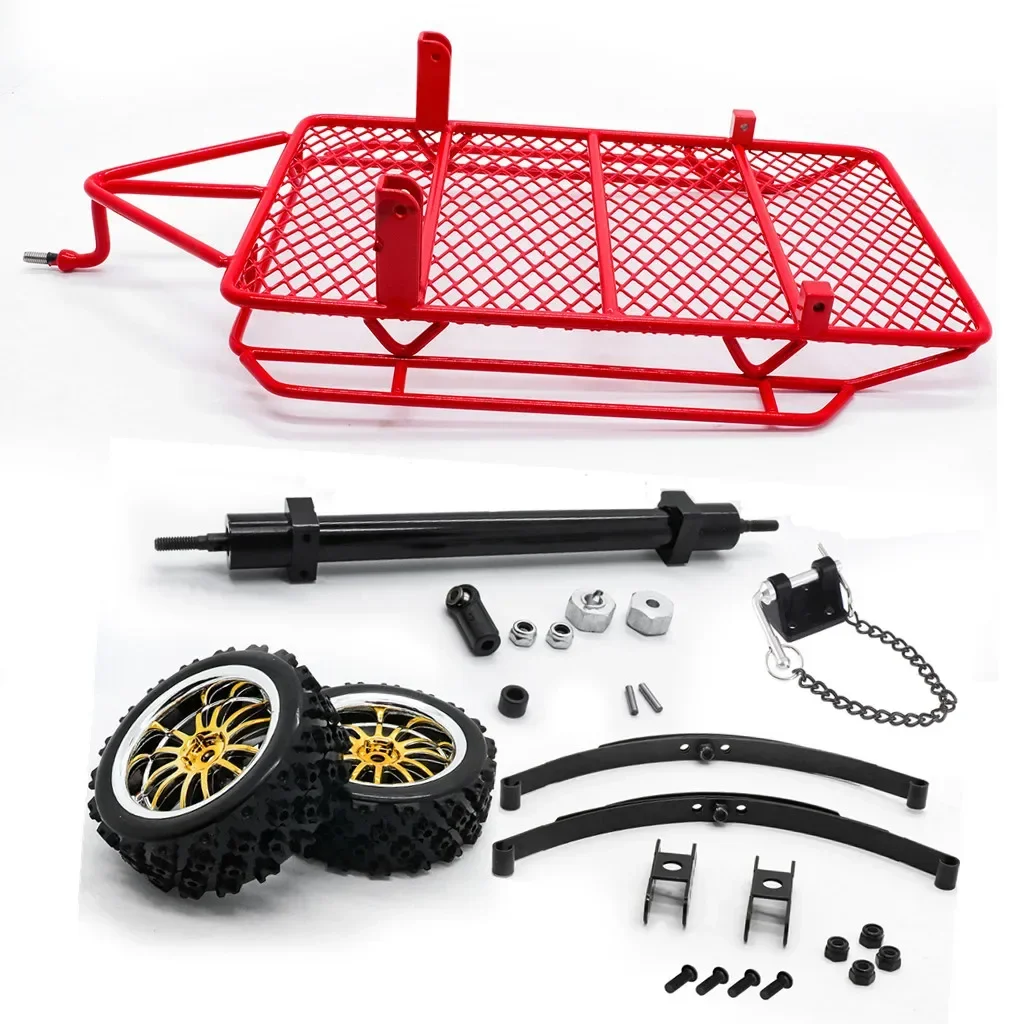 Metalen RC Trailer Hopper Frame Simulatie Voor 1/10 Rock Crawler Truck Trail Trxs TRX-4 TRX4 Axiale SCX10 RC4WD D90 CC01