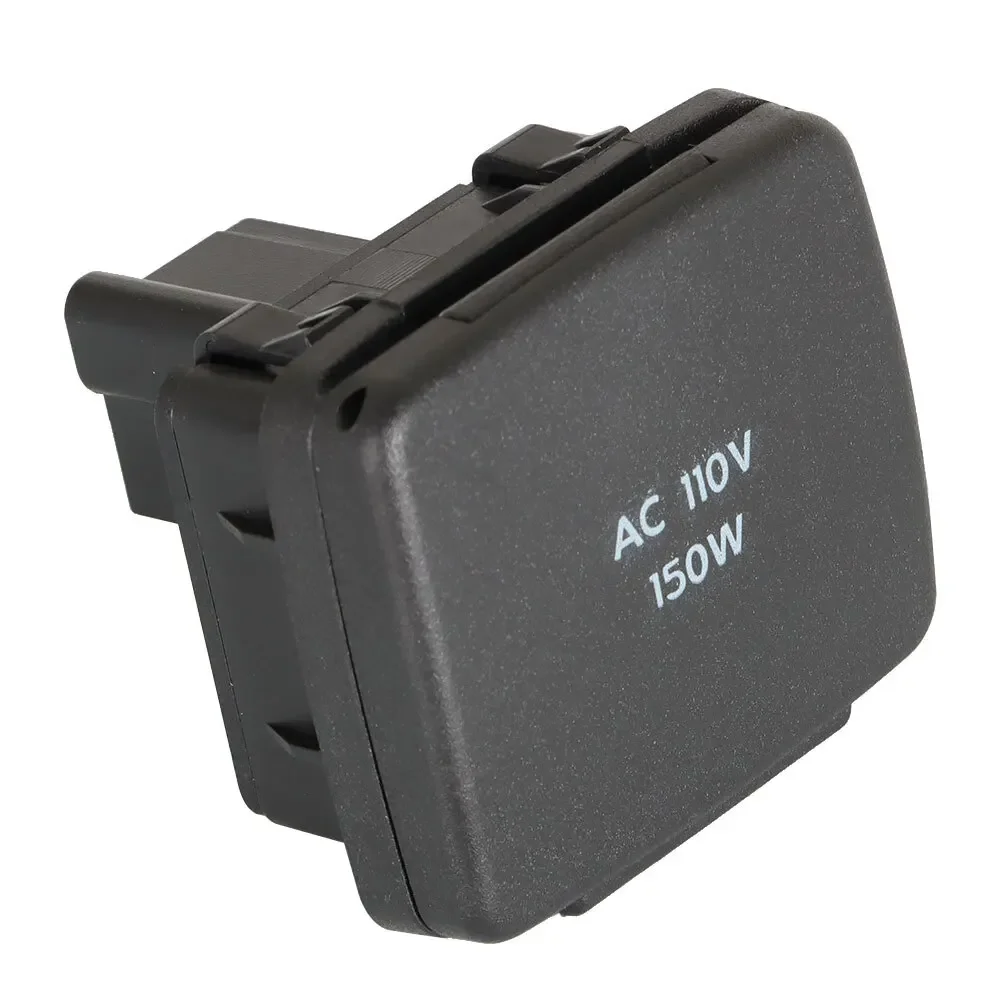 For Ford F-Series Lincoln 110V 150W Center Console Rear AC Power Outlet Socket