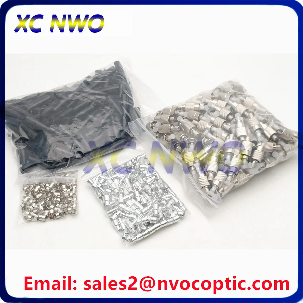 100pcs FC SX SM FiberConnector,FC/UPC APC Single Mode 2.0mm 3.0mm Simplex Fibre Optic Connector with Ceramic Ferrule Patch Cord