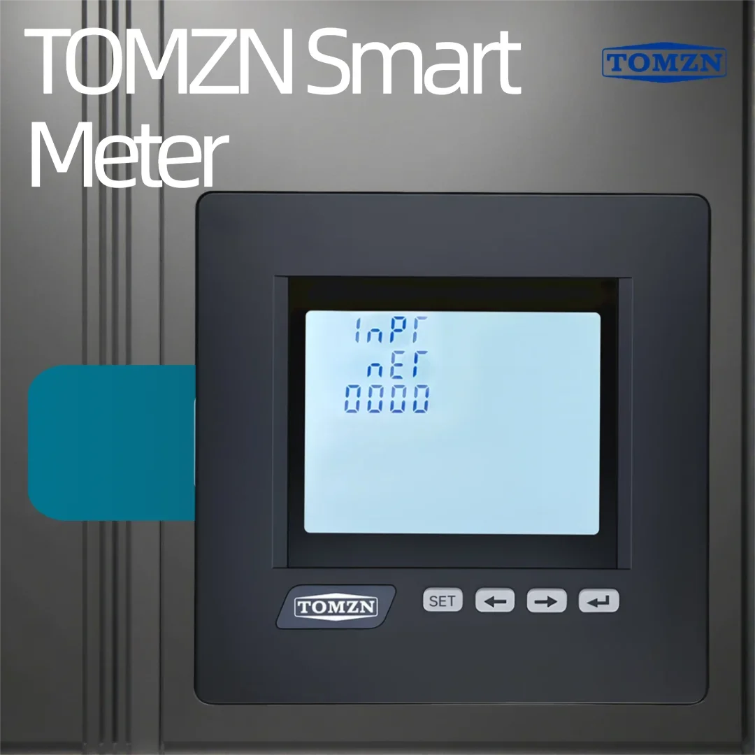 TOMZN Multifunctional  3-Phase 4-Wire System – Monitoring Phase/Line Voltage Current Active and Reactive Power RS485 Power Meter