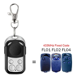 Clone NICE FLO1 FLO2 FLO4 Garage Door Remote Control Duplicator 433.92MHz Fixed Code