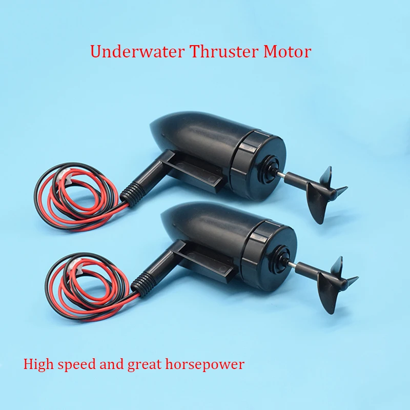 7.4V 12V Underwater Thruster Motor Engine 12cm Waterproof Propulsor With 3-Blades Propeller for RC Fishing Bait Boat Model