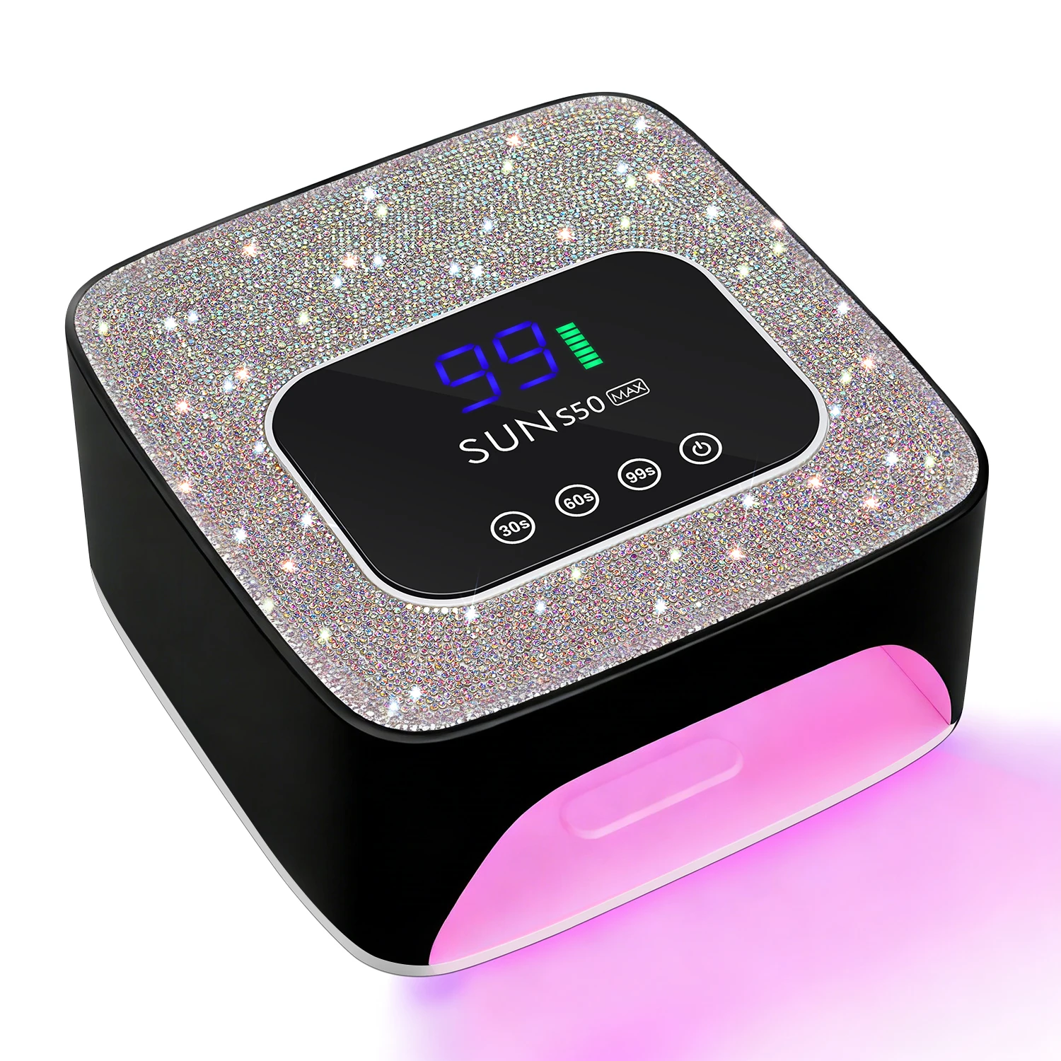 DianaBeauty 180 W wiederaufladbare UV-LED-Nagellampe, 57 LEDs, kabellose Gel-Nagellack-Trocknungslampe für Maniküre, professionelle Salon-Werkzeuge
