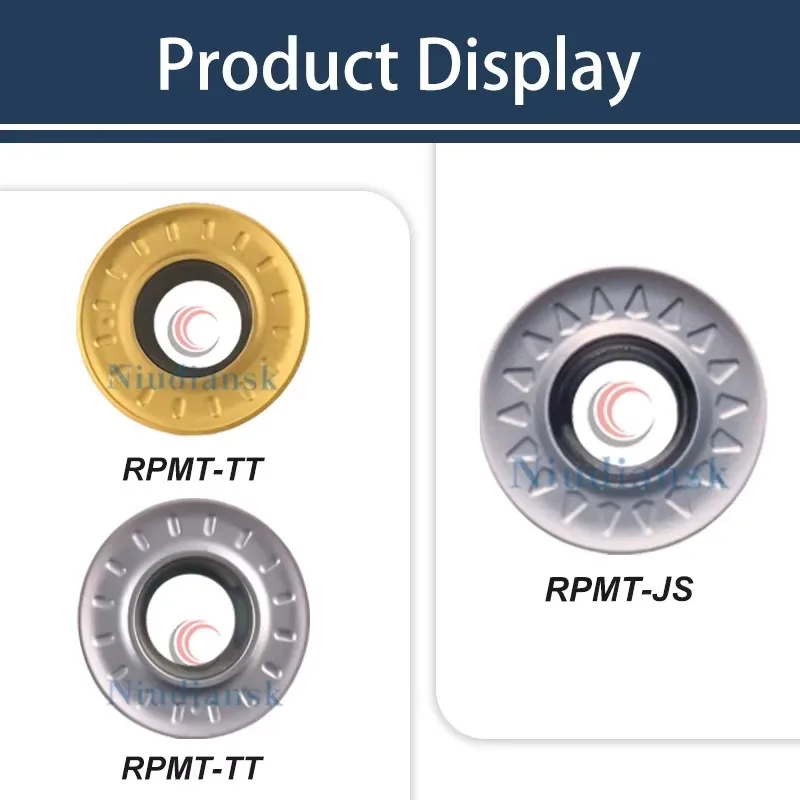 DESKAR Arc Milling Blades RPMT08T2MOE-JS RPMT1204MO-TT LF6018 RPMT1003MO-TT LF6028 Milling Inserts Numerical Control Lathe Parts