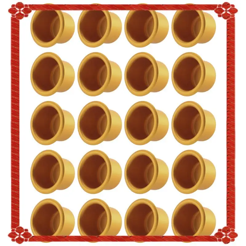 24-Hour Delivery 20 Pcs Metal Candle Insert For Taper Candles Decorative Candle Holder DIY Candle Holder Set For Tree Candles Ta