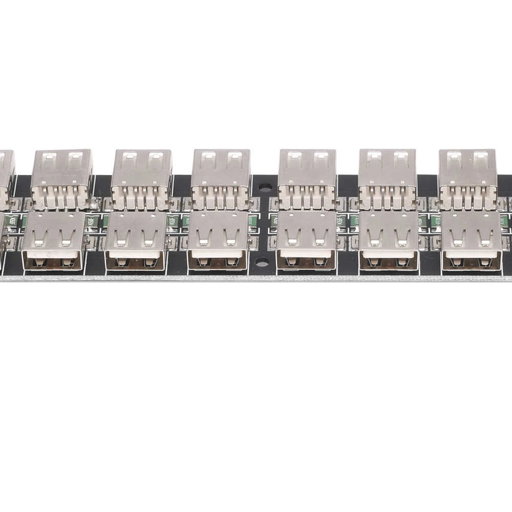 Up to 24-port USB mobile phone charger multi-port charging socket factory, studio centralized power supply plugboard module