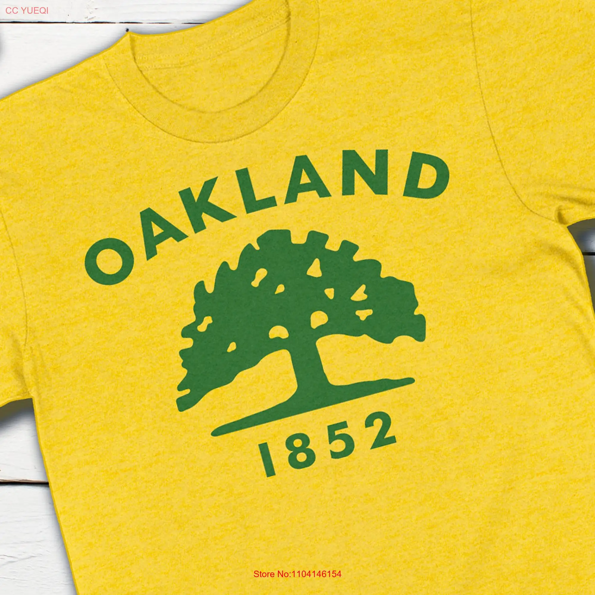 Oakland Flag California City T Shirt Oak Tree Oaktown A's The Town Bay Area Alameda County long or short sleeves