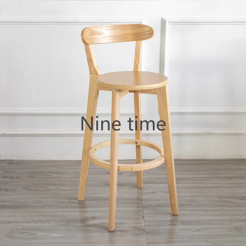 

Salon Chairs Bar Chair Aesthetic Wheels Stool Industrial House Mini Home Modern Barstools Shop Tabourets De Cuisine Furniture