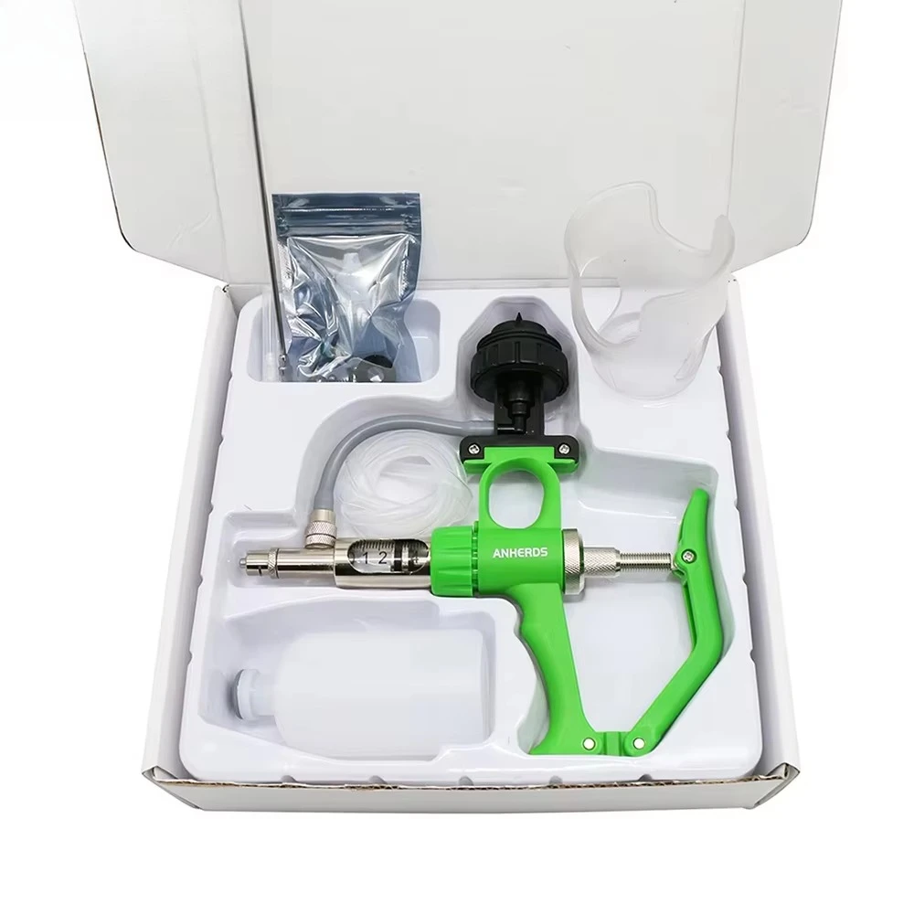 Jeringa Veterinaria Continua Automática Multifunción, Jeringa De Alimentación Líquida Con Botellas Para Cerdos Cabras Vacas