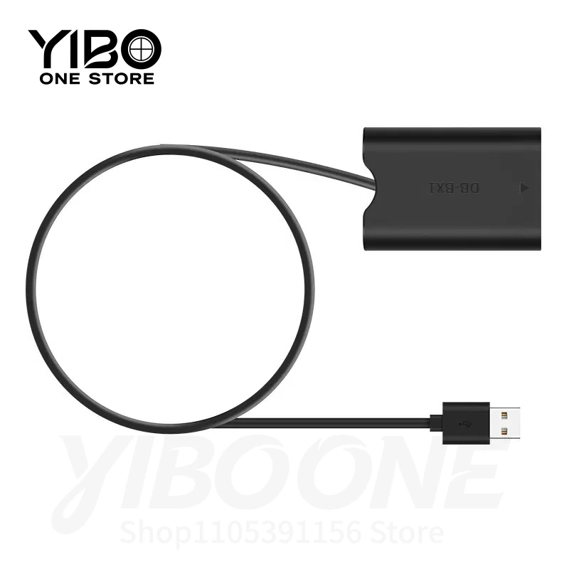 USB-A Power Adapter DC Coupler  NP-BX1 Dummy Battery with  For Sony ZV-1 RX100 M7 M6 M5 RX1R HX50 HX90 HX300 HX400 Camera