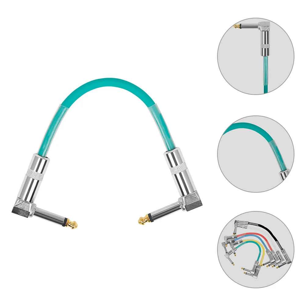 

Guitar Pedal Cable 6.35mm with Noise Reduction Technology Stylish Compact Design for Connecting Music Devices Reliable Metal