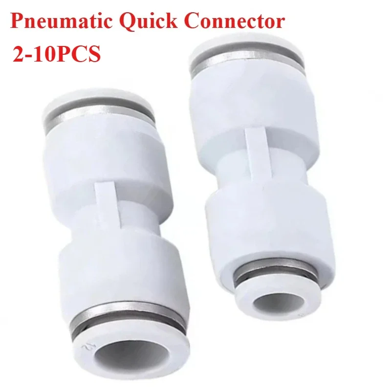 Pneumatic Quick Connector Push in Fitting Straight Tube Hose Air Water Plastic Quick Joint Union PG PU 4mm 6mm 8mm 10mm 12mm