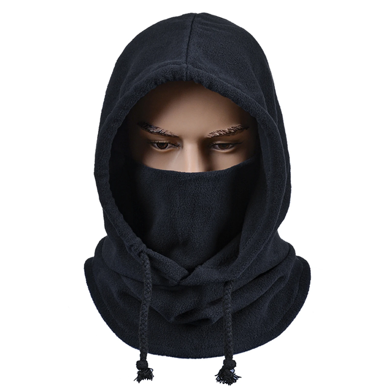 New Balaclava Unisex Full Face Mask Winter Neck Warmer Hat Polar Fleece Face Cover Ski Cycling Sports Cap Hooded Scarf 2022