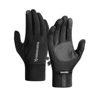 Winter Cycling Gloves for Men Women Warm Outdoor Motorcycle Sports Windproof Waterproof Thermal Fleece Touch Screen Gloves