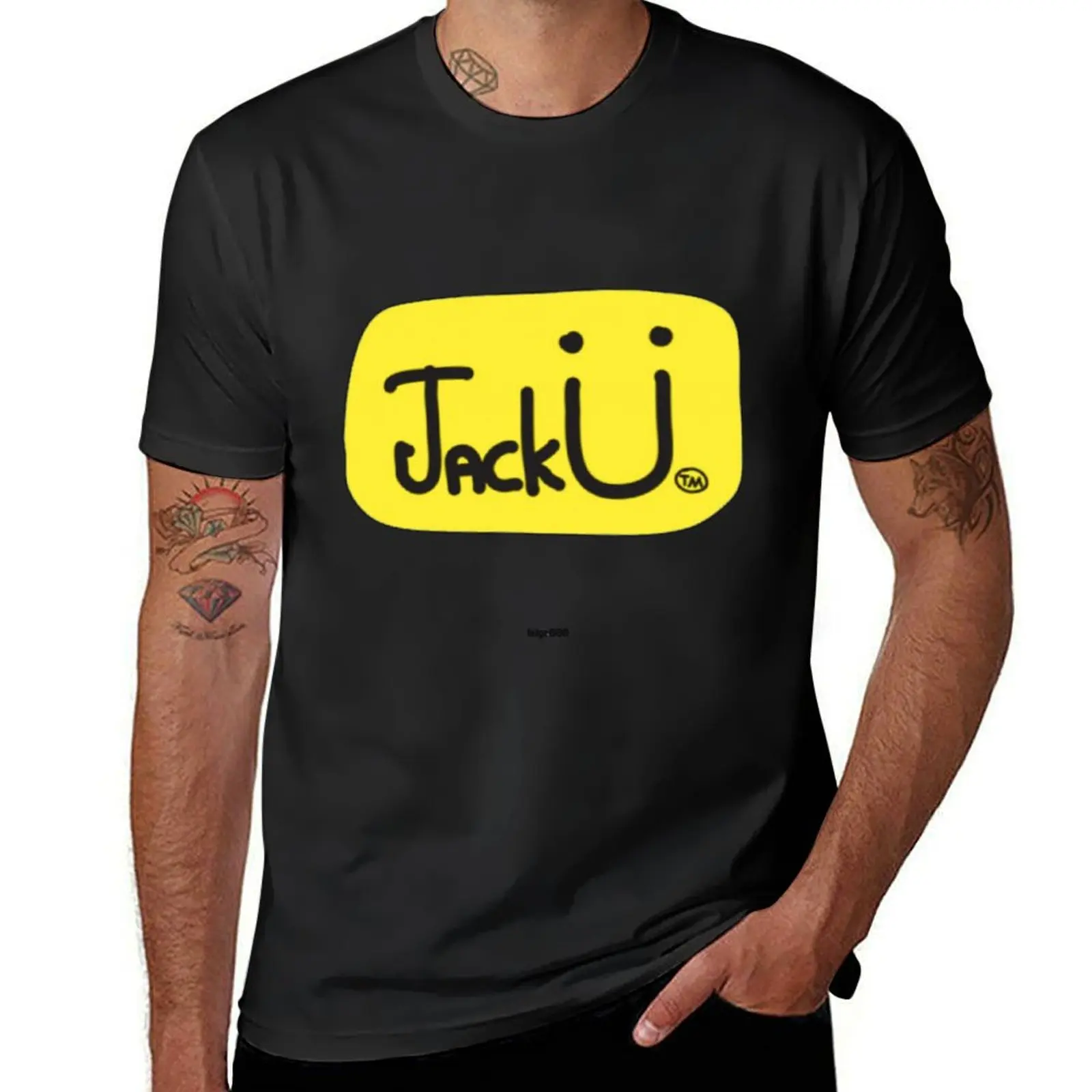 DJ Jack U T-Shirt kawaii clothes boys whites mens vintage t shirts