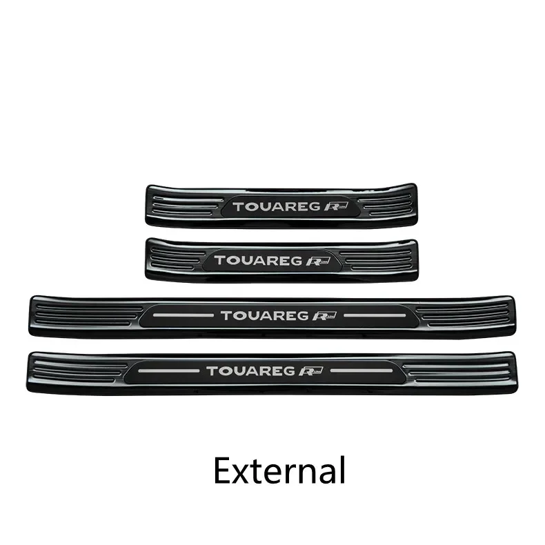 For Volkswagen Touareg 2019-2022 stainless steel Threshold bar Trunk guard threshold Shield Anti-scratch protection Car styling