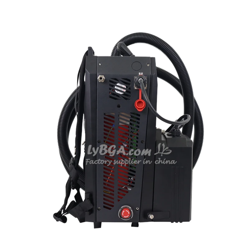 LY Pulse Laser Rust Removal Cleaning Machine Not Damage The Substrate 100W 200W 300W Non-Contact Cleaning Machine Backpack Type - view 4