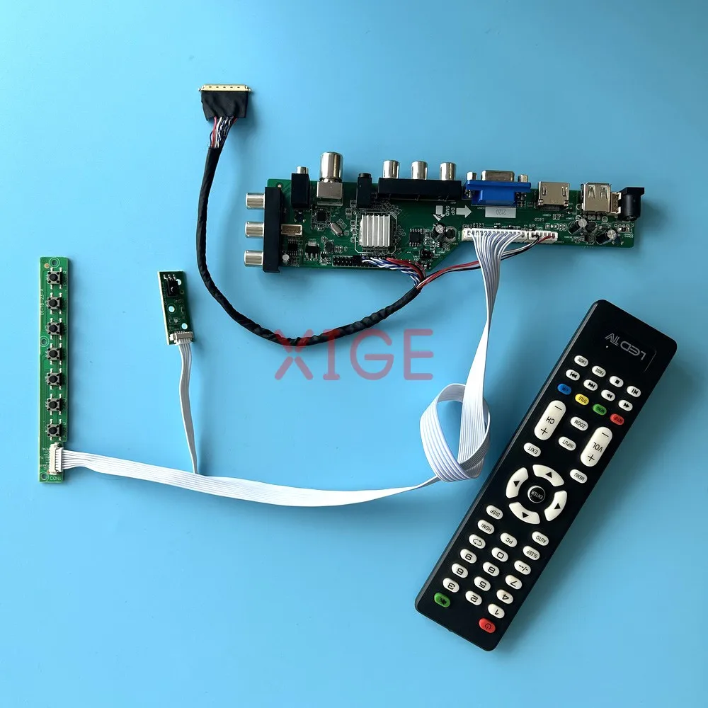 

For N173FGE-L13/L21/L23/L63/LA3 Driver Controller Board DVB-C/T AV/USB/DHMI/VGA 40-Pin LVDS 17.3" 1600x900 Laptop Matrix Kit DIY