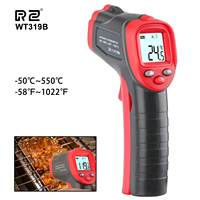 RZ Infrared Thermometer Non-Contact Digital Laser Temperature Gun -50℃ ~ 600℃ Cooking Food Thermometer for Oil Deep Fry BBQ