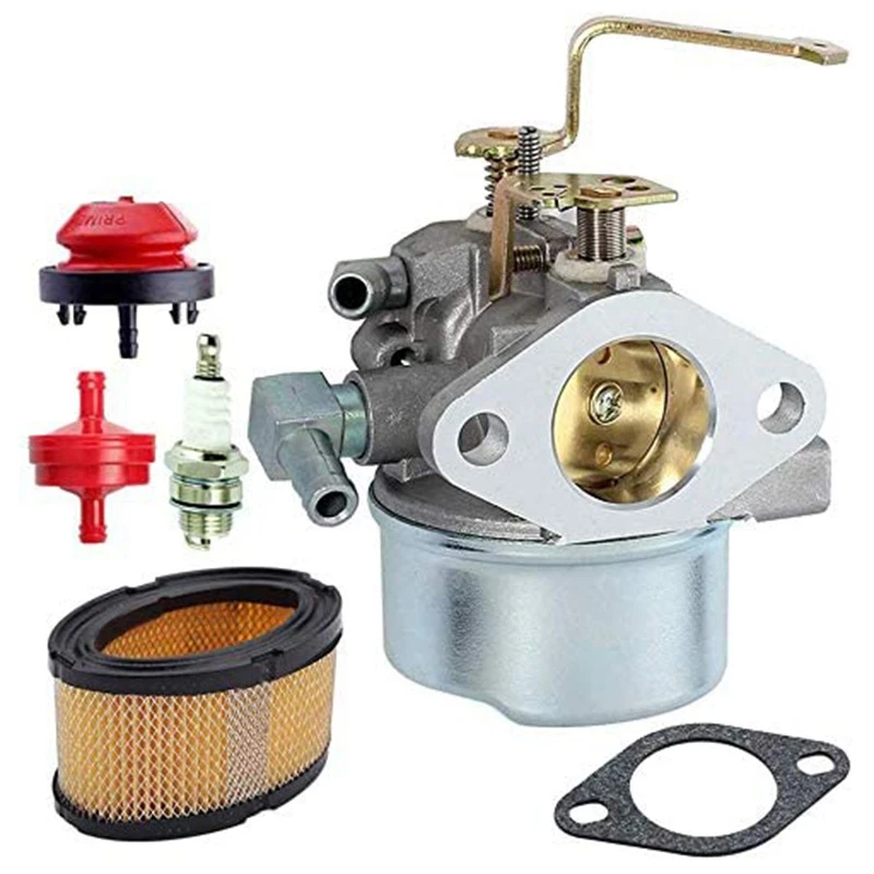 640152 Carburetor For Tecumseh With Air Filter Spark Plug Kit 640152A 640023 8Hp -10H Engine 5000 Watt Generator Carb