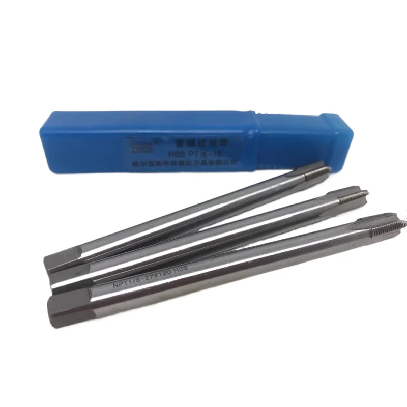 G NPT 55 ยฐ/60 ยฐ HSS Lengtheningpipe thread tap 1/8 1/4 3/8 1/2 3/4 1 inch, used for internal thread tapping tools in water pipes