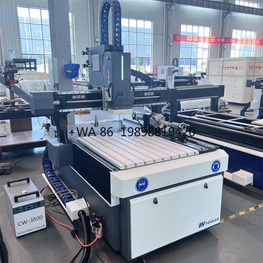Cnc Router Desktop Cnc Milling Machine Woodworking Machine With Linear Tool Changer  Mini Cnc 4Axis 6090 Atc