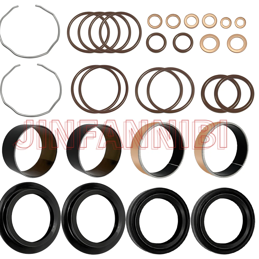 For Honda Goldwing GL1500 1988-1998 1999 2000 Front Fork Bushing Dust Oil Seal Rebuild Kit