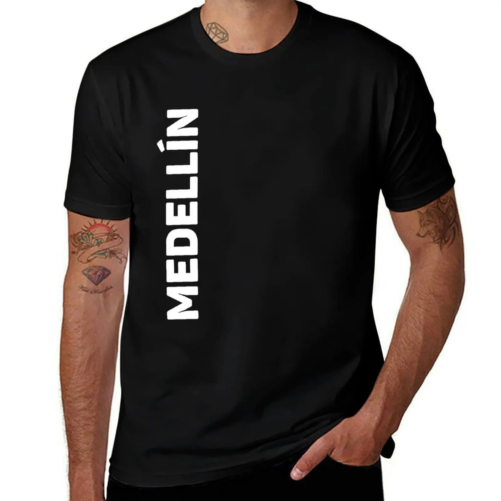 

Medellin T-Shirt cotton t shirts man 100% man t shirt graphic t shirts for man pack cotton T-Shirt